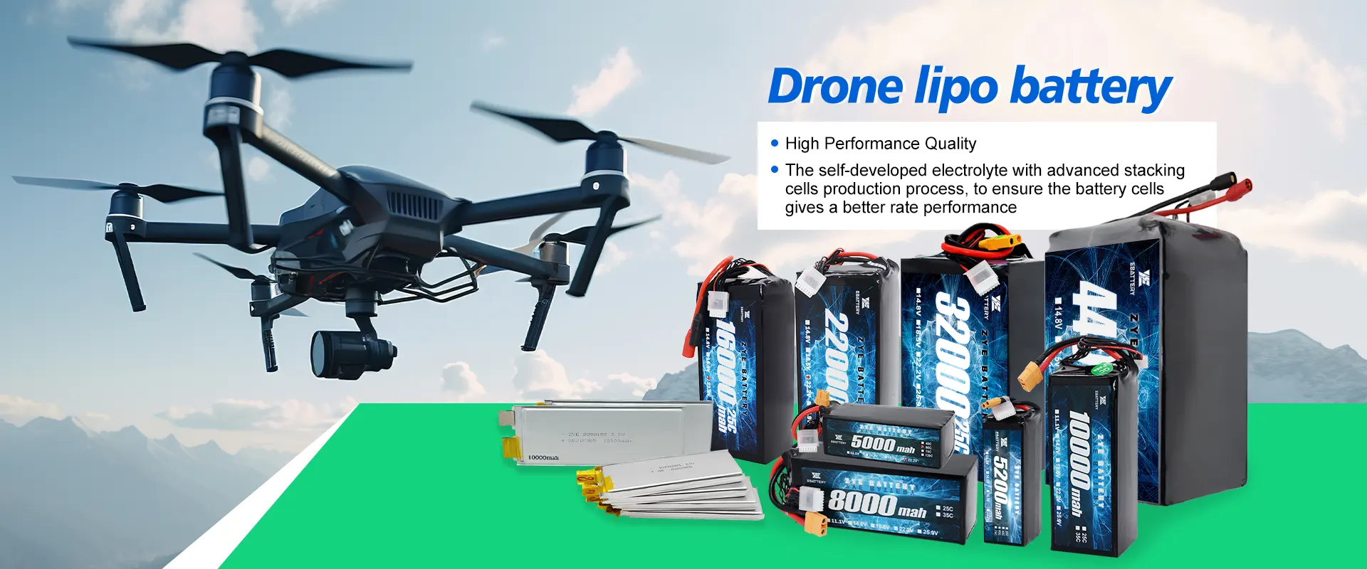 Kina Drone Lipo batterileverantörer