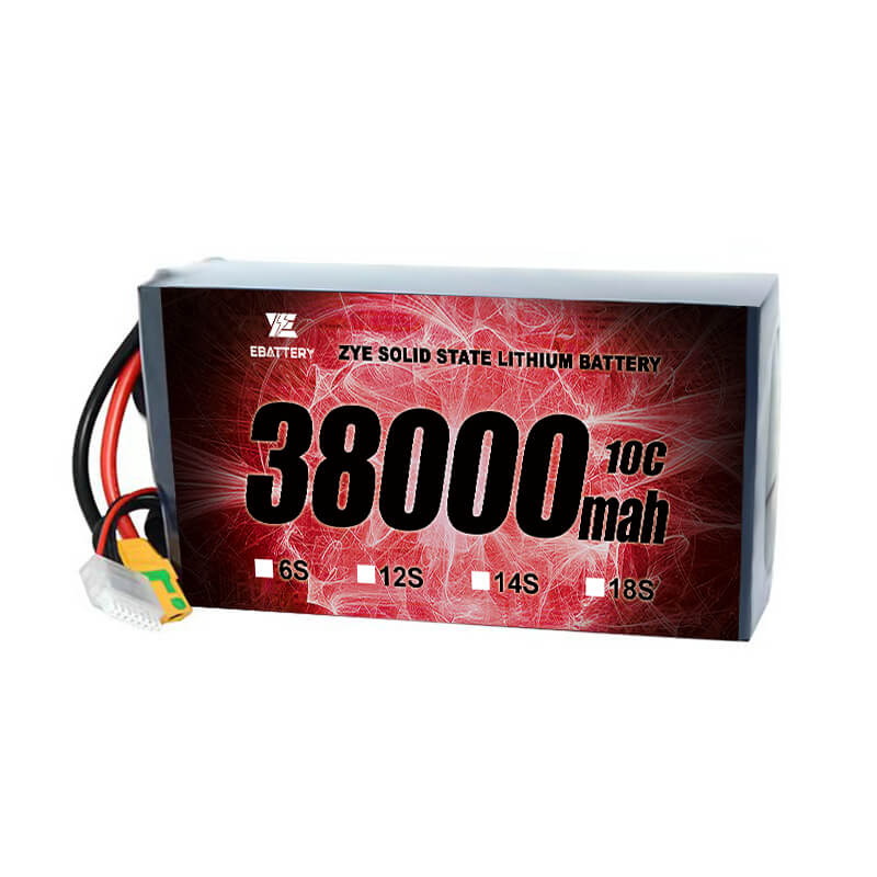 Li HV 38000mAh 18S fast tillståndsbatteri